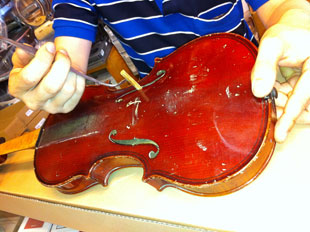 Setup Violin Soundpost